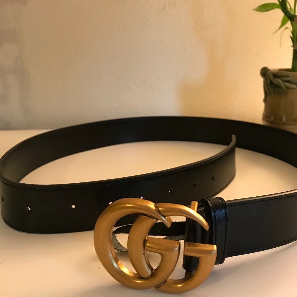 COPY - Gucci belt with Double G buckle
